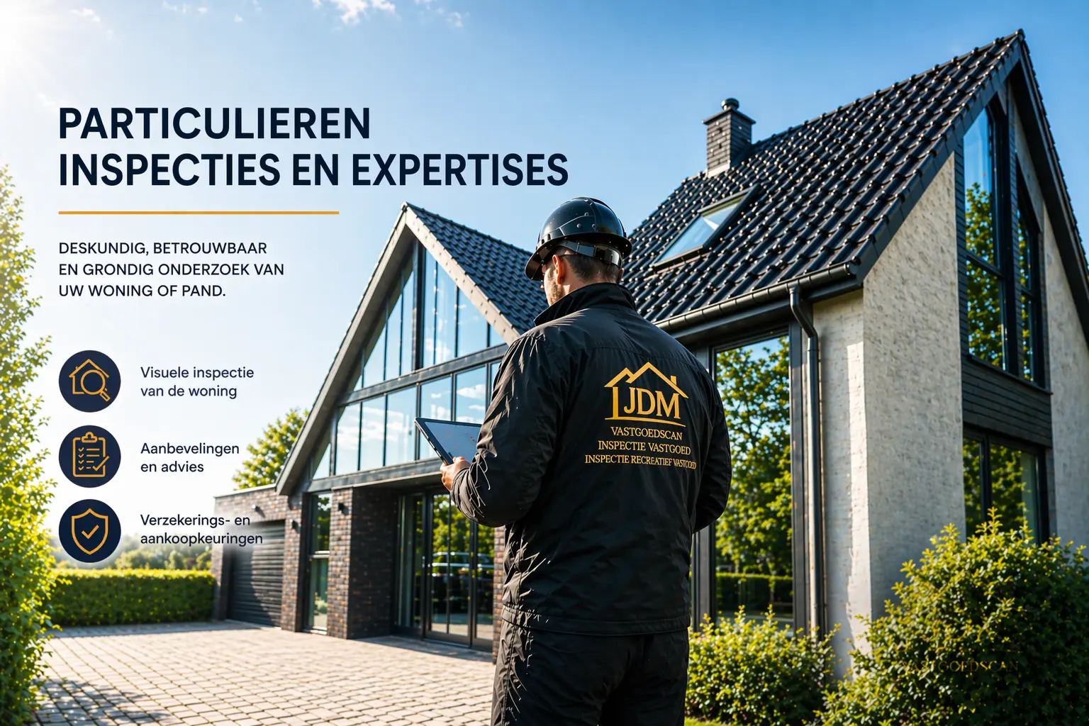JDM Vastgoedscan voor bouwkundige keuringen, expertises en vastgoedinspecties